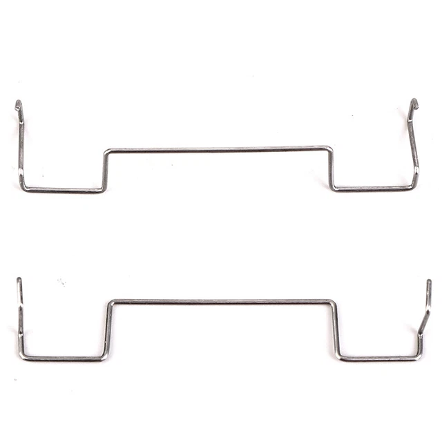 1PAIR 12CM COMPUTER CPU Cooling Fan Clip Steel Wire Fastener Metal Cli