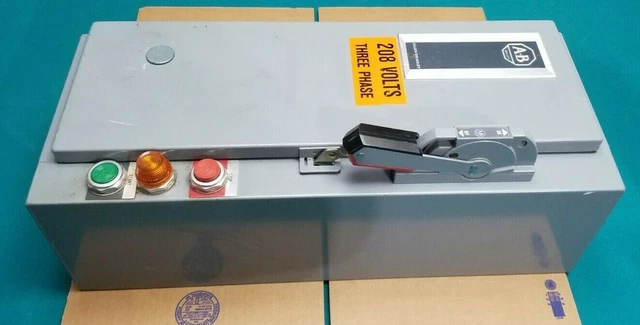 Allen Bradley 512 AAA 24 D Allen Bradley 3p Starter/Disconnect 3 phase Size 0