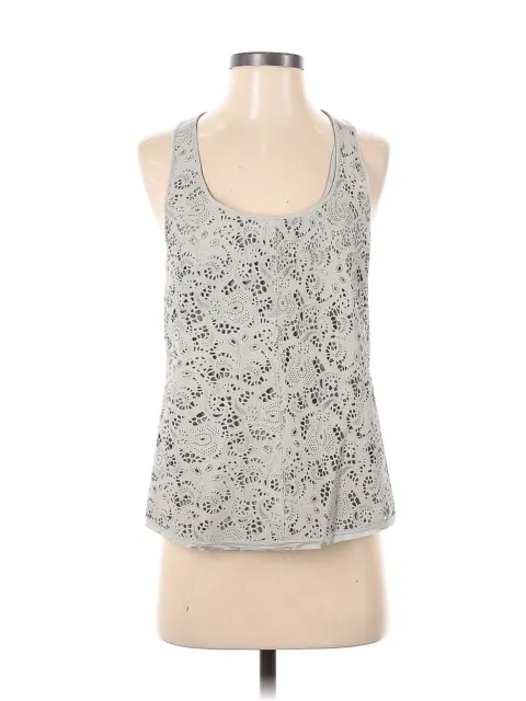 PJK Patterson J. Kincaid Women Gray Sleeveless Top S