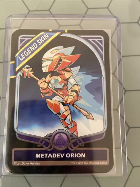 Brawlhalla - Metadev Brynn Legend Skin Code and Card Unused 2017 + Pin