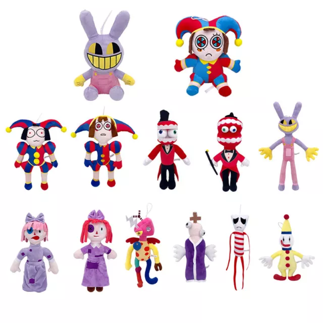 The Amazing Digital Circus Plush Toy Stuffed Pomni The Jester Palmny Doll