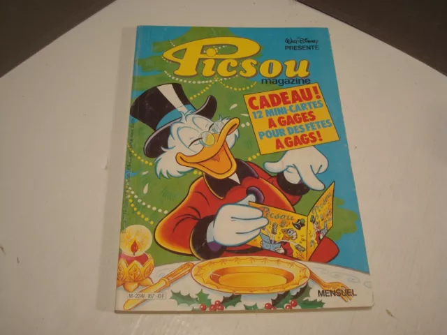 Picsou Magazine N° 167 de Janvier 1986 + Cadeau Supplément Complet