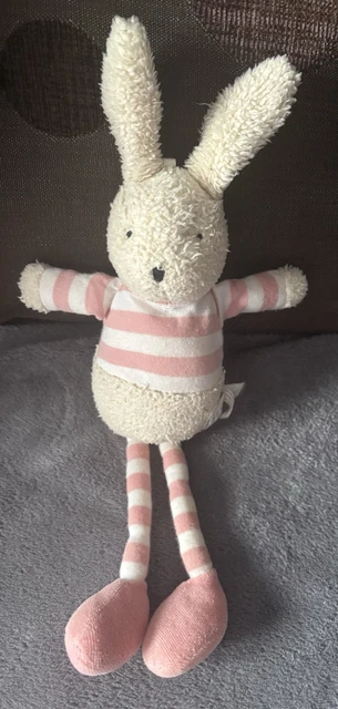 JELLYCAT JELLY KITTEN Bredita Bunny Rabbit Pink Stripe Plush Toy No ...