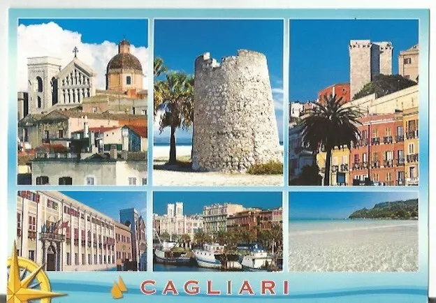 Cartolina-Cagliari-Sardegna-R.balzano Edizioni-Cm 17 X Cm 12-Nuova Non Viaggiata