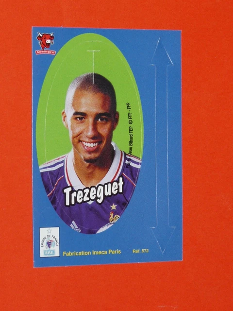 Panini rookie recrue DAVID TREZEGUET France 98 euro