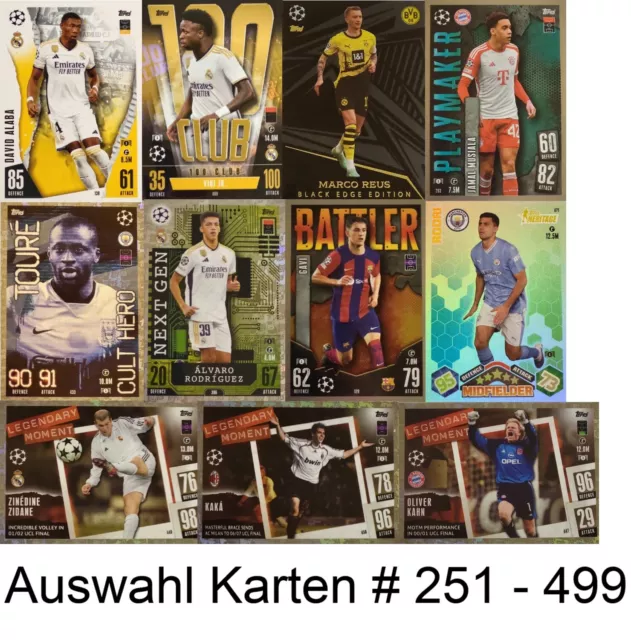 Carte a selezione Topps Match Attax Champions League 2023/2024 #251-499