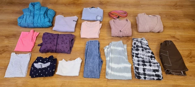 Enorme pacchetto di vestiti per ragazze 9 e 10 anni *Prossimo Matalan nuovo look H&M* articoli X18