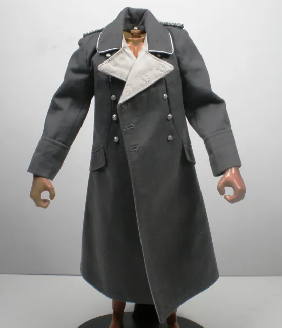 1/6 Scale German WWII Grey Officers Overcoat, Dragon