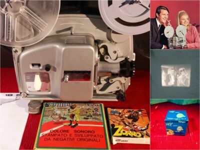 SUPER 8 film PROIETTORE Bolex Super 8-5l 