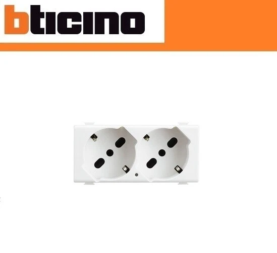 5X LEGRAND BTICINO Matix Am5450/2 Prise Électrique Double 5X LEGRAND BTICINO Matix Am5450/2 Prise Électrique Double