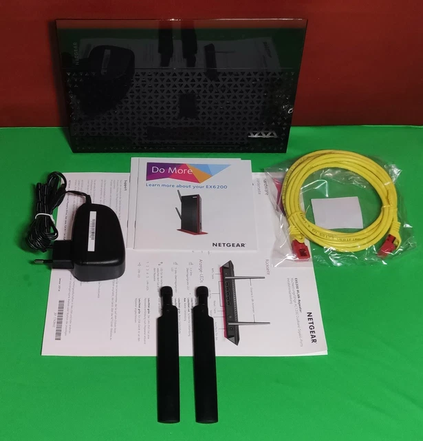 NETGEAR EX6200 – AC1200 MESH-Repeater DUALBAND WLAN & Extender 5x Gigabit-LAN AP