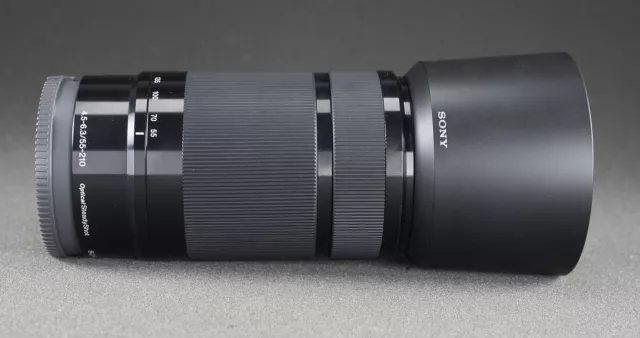 Sony SEL 55 mm - 210 mm 55-210 F 4.5-6.3 E OSS  Schwarz im Sehr Guten Zustand