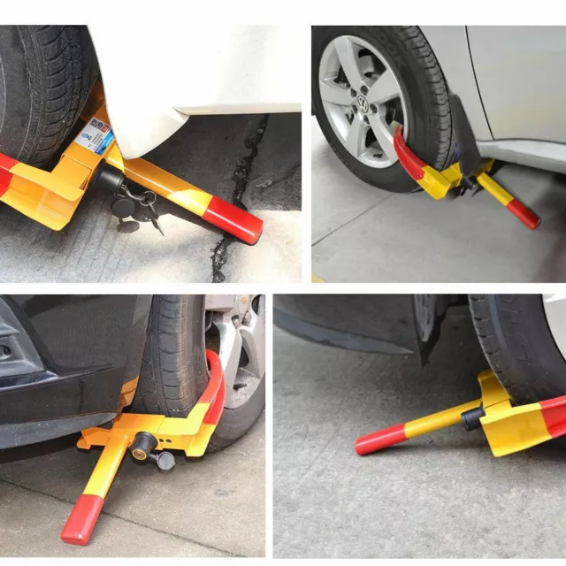 Heavy Duty Car Wheel Clamp -Van/Caravan 2 Keys - Unbreakable Security