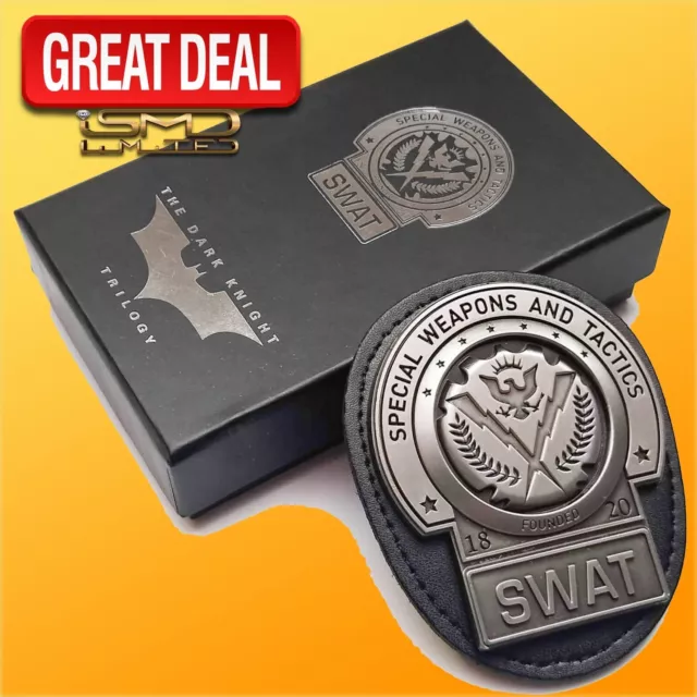 Limited Edition Batman Nolan Trilogy Swat Badge Replica