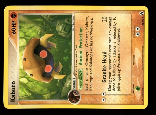 Pokemon Ex Legend Maker Unco #36/92 Kabuto