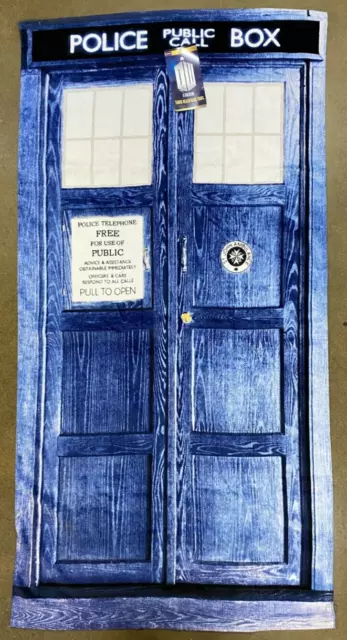 Doctor Who TARDIS Beach/Bath Towel 75cm x 150cm NEW Licensed