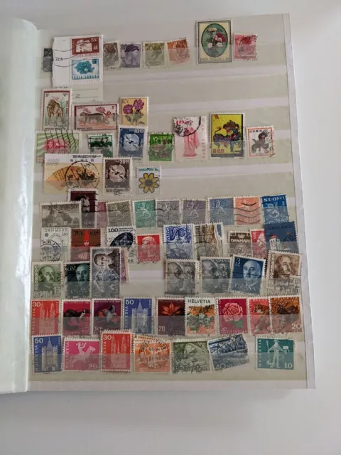 Briefmarkensammlung verschiedene Marken 70er/80er/90er Jahre