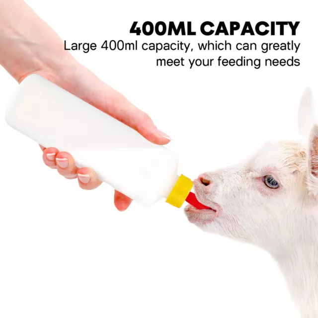 5 Lamb Feeding Bottles Animal Nursing Goat Calf Milk Feeder for Lambs-SP 3