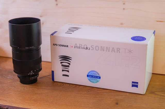 Carl Zeiss Apo Sonnar 2/135mm ZF.2 für Nikon mit OVP, gebraucht