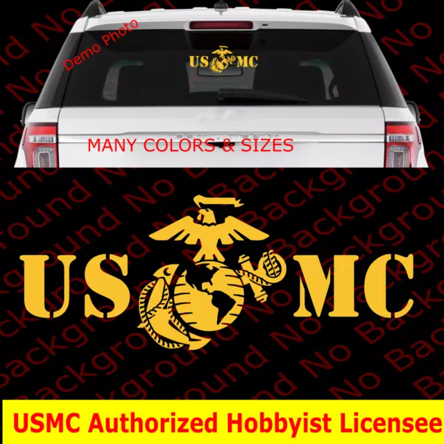 USMC Vinyl Car Decal Marines United States Marine Corps EGA Semper Fi AY052
