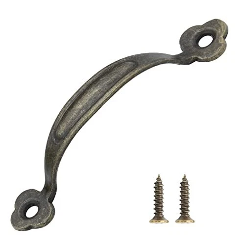 Piutouyar 12 Pcs Barn Door Handles Rustic Gate Handle 2.6 Inch Hole