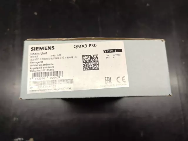 Siemens Qmx3.P30  Room Unit / Room Sensor Knx For Temperature (New In Box) 2