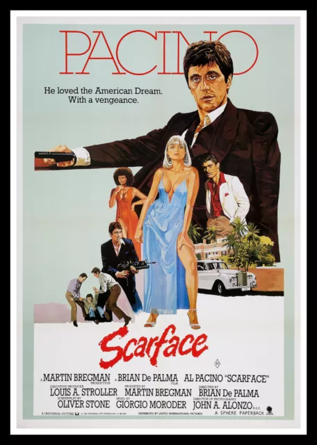 Scarface Movie Poster Print & Unframed Canvas Prints