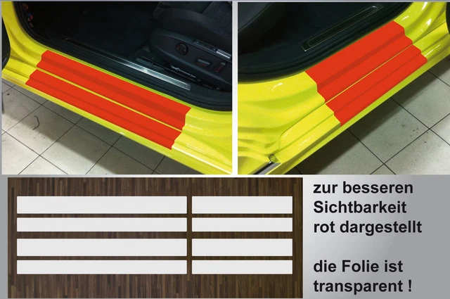 Lackschutzfolie transparent Einstiege Türen  VW Passat B8, Limo/Variant, ab 14