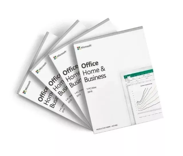 Microsoft OFFICE Home and Business 2019 Retail Product key 1Pc/Mac IN SEALED BOX