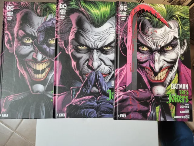 Batman "3 Jokers" 3 Tomos Miniserie Completa Ecc - Nuevos E Impecables