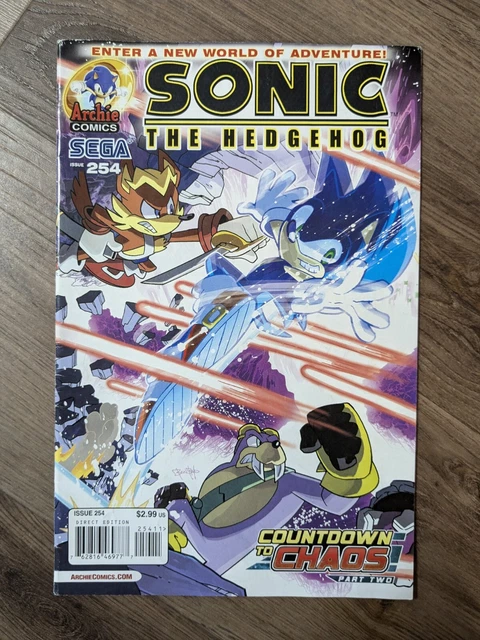 SONIC THE HEDGEHOG #254 Comic - Countdown To Chaos Pt. 2 - We Combine ...