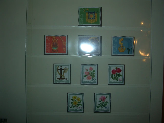 Schweiz: Postfrisch ca. 1976-82, reiner Franco Wert o. Z. 127 CHFR in Lindner A. 2