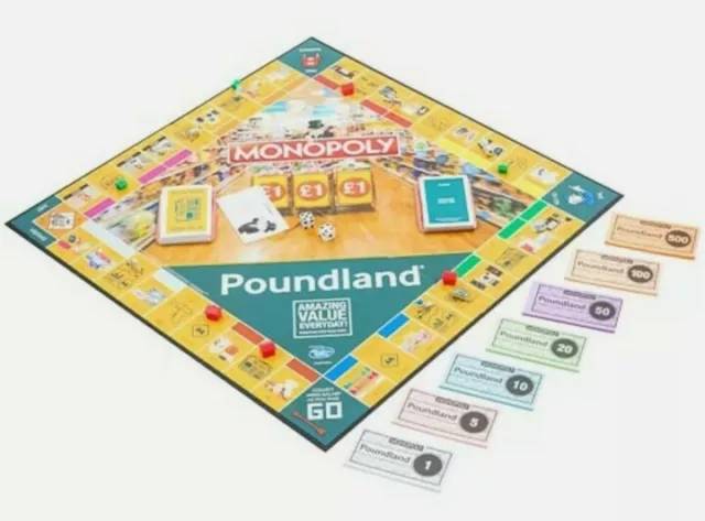 Monopoly Poundland Family Board Game Bnib Limited Edition Hasbro Christmas Gift 2