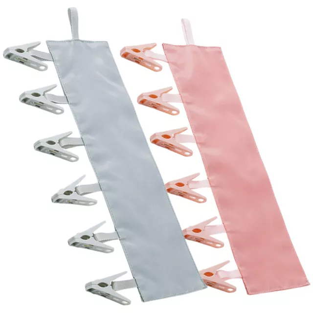 2pcs Practical Household Cloth Hanger Household Daily Use Travel Use