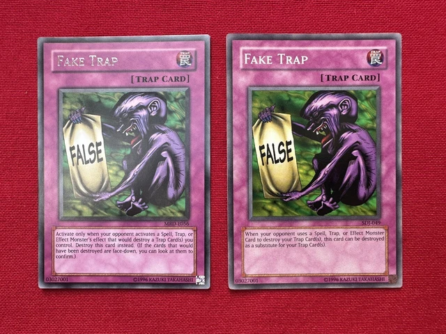 FAKE TRAP (SDJ-049) Yu-Gi-Oh Card 1.48 - PicClick UK