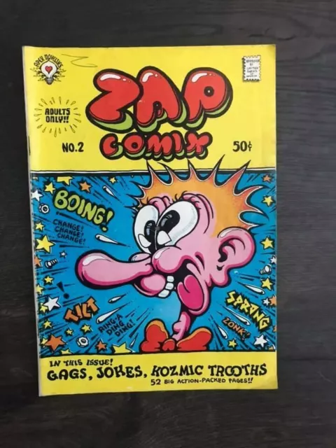 1968 ZAP Comix #2 Printing R. Crumb Apex Novelties 2nd Printing