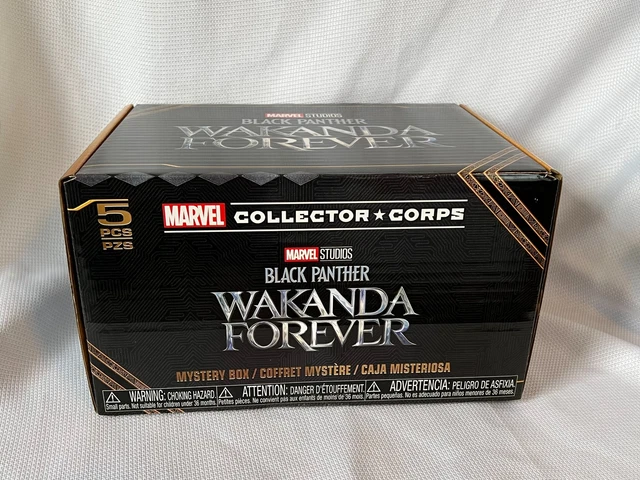 Funko Pop! Black Panther #1122 – Wakanda Forever – Exclusivité Marvel Collector Corps – Avec Boîte Acrylique
