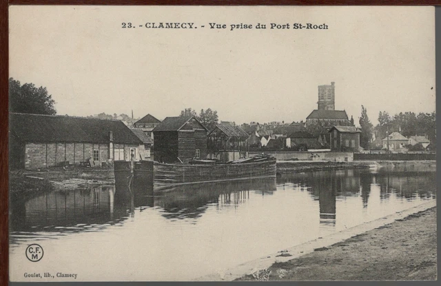 CPA - 58 - CLAMECY - Vue prise du Port St-Roch
