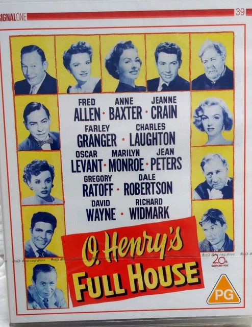 🆕 O. Henry's Full House (Howard Hawks Et Al, 1952) Blu-Ray & 📀
