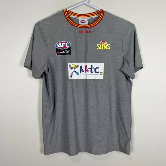 Gold Coast Suns AFLW AFL Cotton:On Player Issue Training Shirt Men's Large L