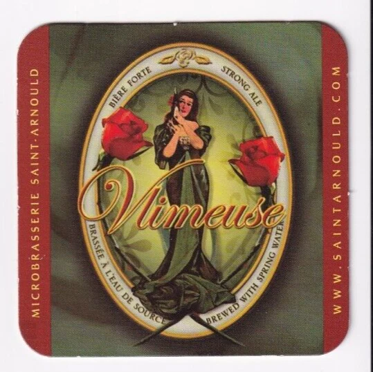 Vlimeuse Quebec Canada Beer Coaster Mat