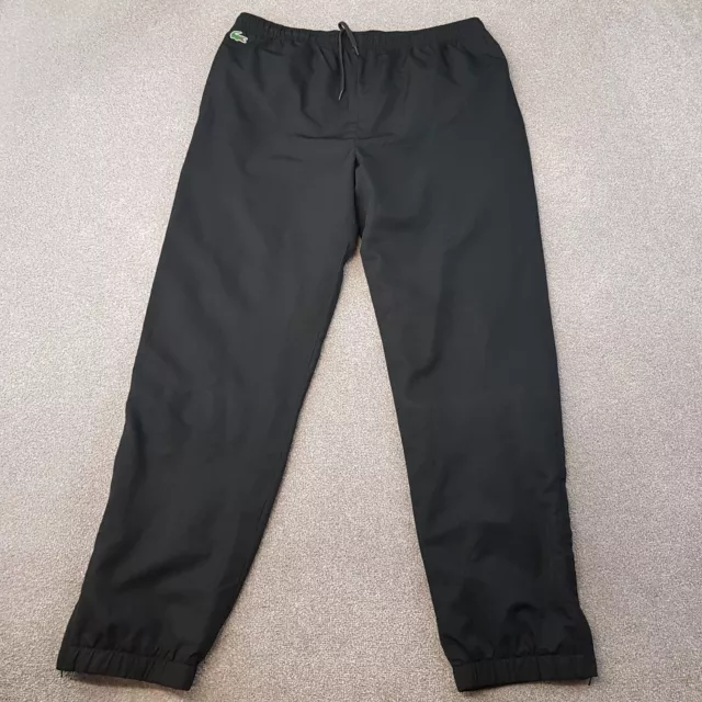 LACOSTE MENS TRACKSUIT Bottoms 2XL XXL 7 Black Shell Pants Sport Joggers Lined 24.99 PicClick UK