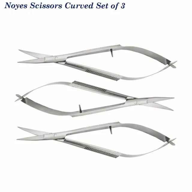 Dentiste Microchirurgie Castroviejo, Pince, Ciseaux de Dissection Noyes CE