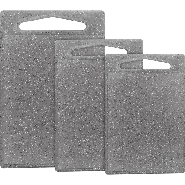 Lot de 3 Planches à Découper en Plastique sans BPA pour la Cuisine, Lave-Vaissel