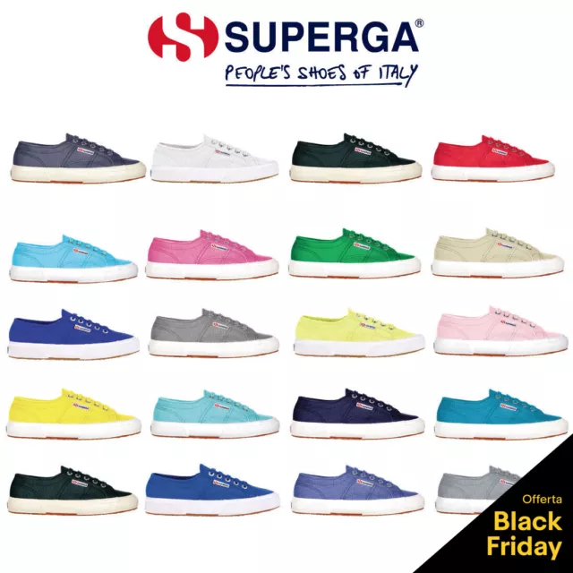 SCARPE UNISEX SUPERGA 2750 COTU CLASSIC S000010 UOMO DONNA RAGAZZO vari colori