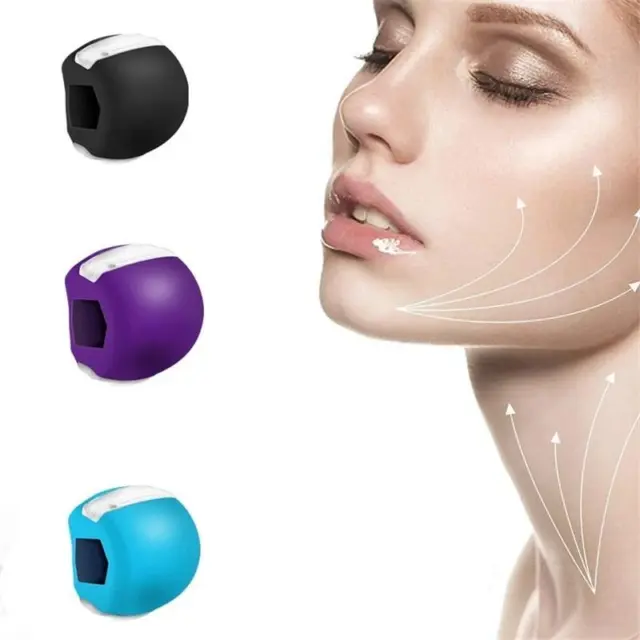 6PCS Jaw Exerciser Jawline Ball Face Neck Fitness Exercise Trainer Mouth  Toning