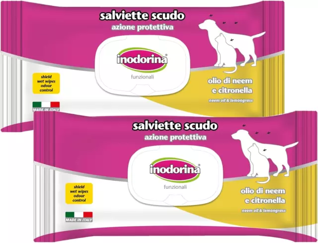 , Salviette Scudo per Cani, Igienizzanti E Profumate in Tessuto Resistente, Umid