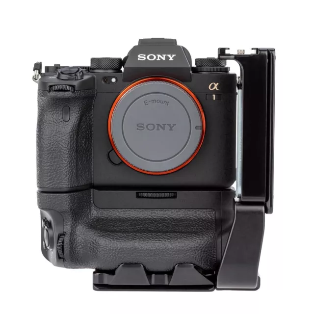 Soporte en L ProMediaGear PLSX4T para Sony A1 y A7 IV con agarre vertical de batería 3