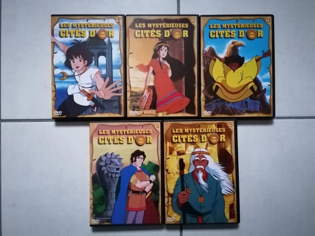 LES MYSTÉRIEUSES CITÉS D'OR - L'intégrale en 5 DVD (39 épisodes) - Version FR.