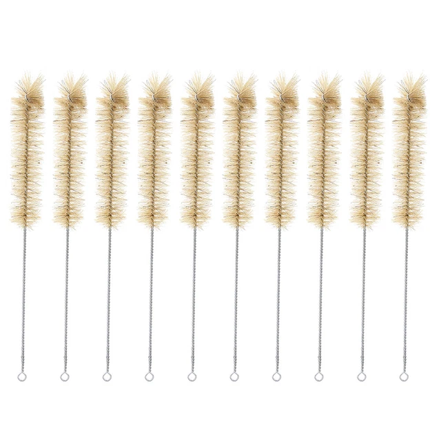 Tube Brush 10PCS Bristle Brush Sinks For Cleaning Bottles Vases Flutes